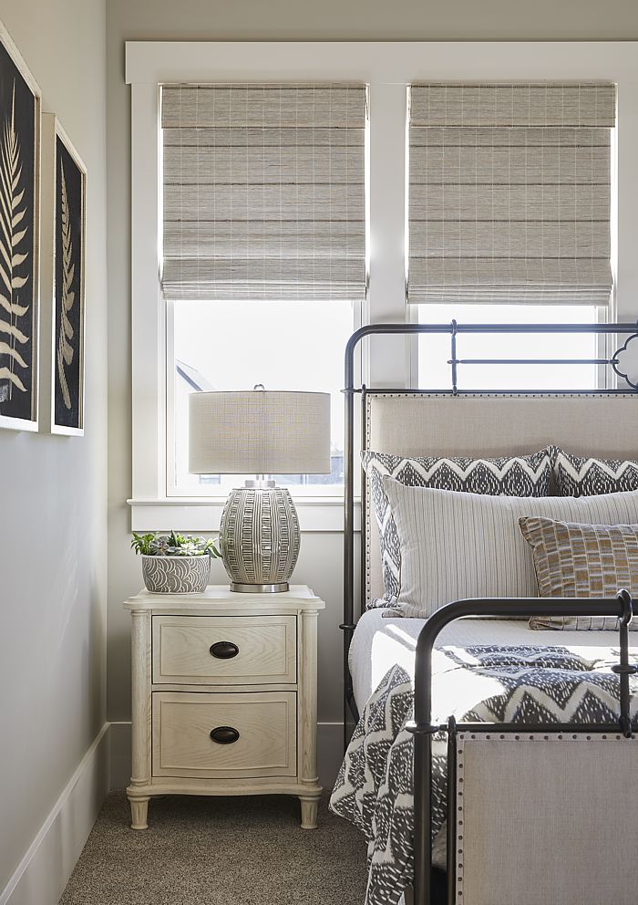 Blinds, shades and shutters from Sunbrella, Norman Shutters, Hunter Douglas and Horizon.